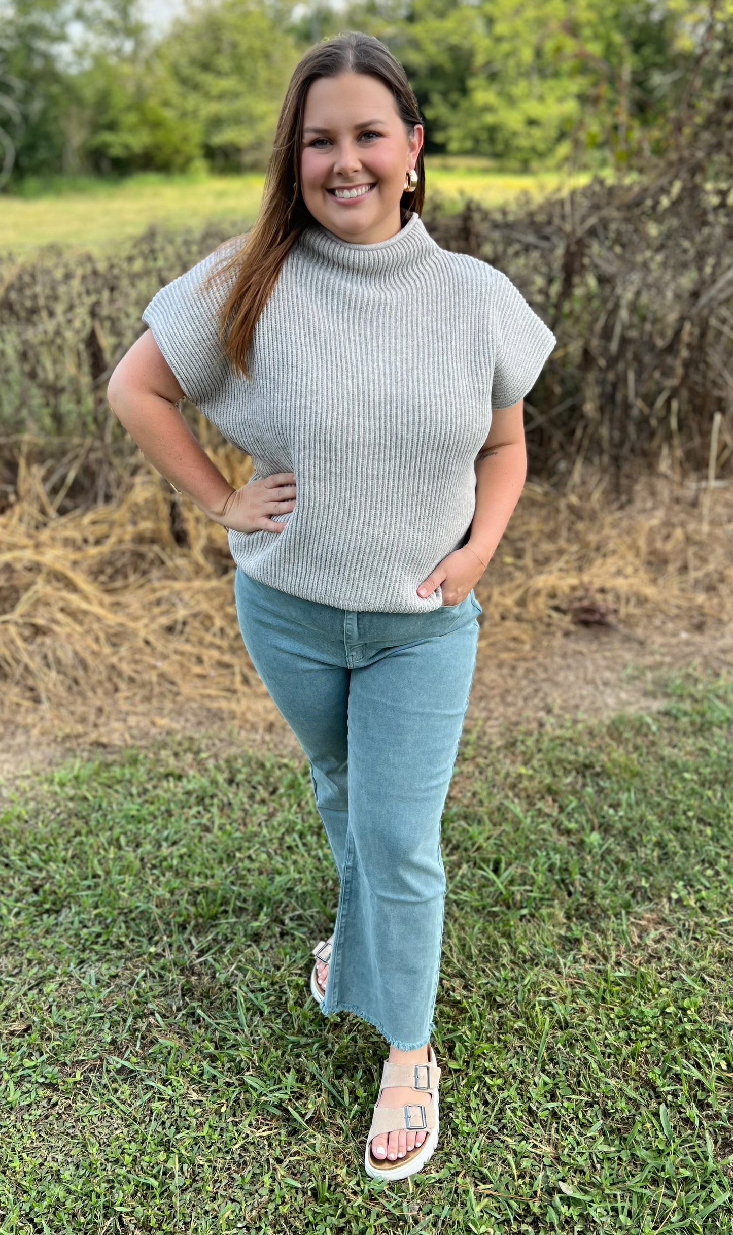 Transitional Mock Sweater