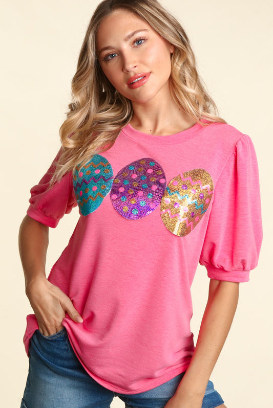 Sequin Easter Egg Shirt