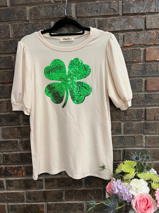 Sparkle Shamrock Top