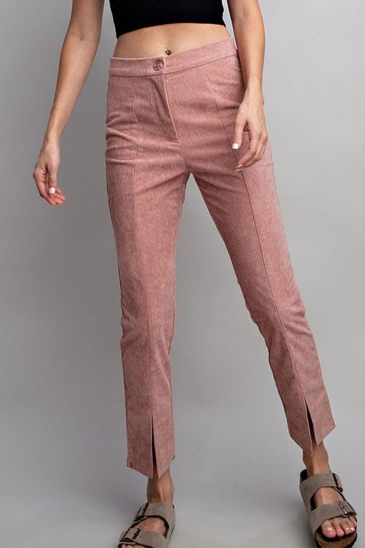 Ash rose corduroy