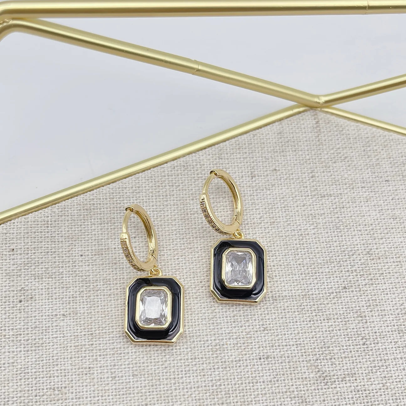 Brandi Black Earring