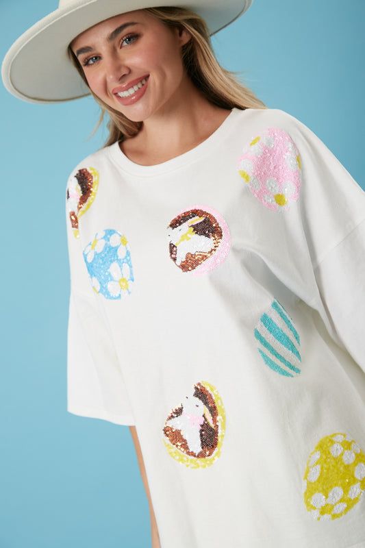 Easter Sequin Tee